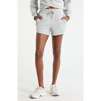 Lord & Taylor Dreamweave Retro Shorts in Htr Concrete at Nordstrom, Size X-Small