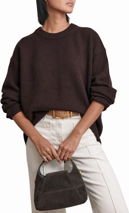 Reiss Ella Wool & Cashmere Sweater in Plum at Nordstrom, Size Medium