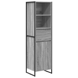 vidaXL Estanter&iacute;a Para Libros Sonoma Gris 43 X 36 X 150.5 Cm Vidaxl