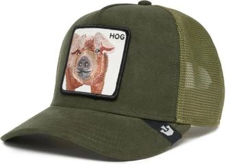 Goorin Brothers Hats & Caps, unisex, Green, ONE SIZE, Green Suede Trucker Cap