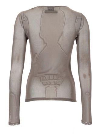 Jean Paul Gaultier Polyamide Blend Top - Beige