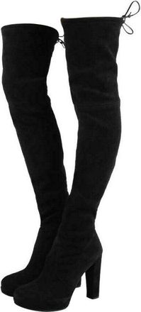 Stuart Weitzman Womens Plathighland Suede Over-the-knee Boot