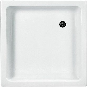 NEMO Start StratosH douchebak acryl 90x90x15cm afvoer D52 wit dikte 4 mm