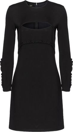 Pinko Abito corto con dettaglio cut-out - Nero