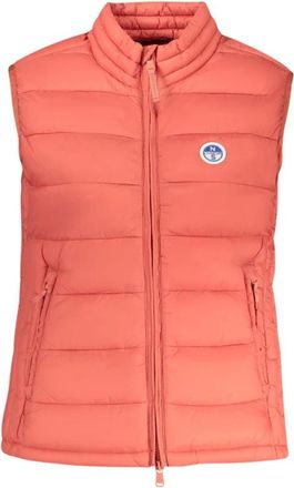 North Sails Rosso Polyester Vest - Dames - Bodywarmers - Rood - M - Polyester - Jassen