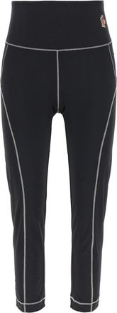 Moncler Black Logo patch leggings