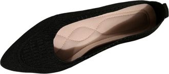 Generic Black Slip-On Lightweight Flat Shoes Non-Slip Casual Toe Women Casual Summer Footwear