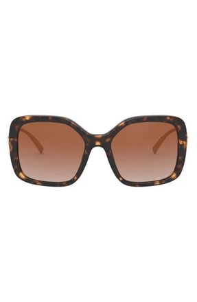 Versace 53mm Square Sunglasses in Havana at Nordstrom