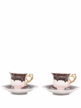Seletti Hybrid Sagala teacup set - unisex - Bone China - OS - White