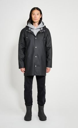 Stutterheim Stockholm Lightweight Raincoat in Black at Nordstrom, Size X-Large