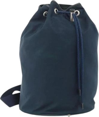 Prada Pre-owned Bucket Bags, female, Blue, Size: ONE SIZE Pre-owned Vintage Bucket Bag