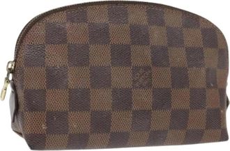 Louis Vuitton Pre-owned Clutches, female, Brown, Size: ONE SIZE Pre-owned Canvas Clutch