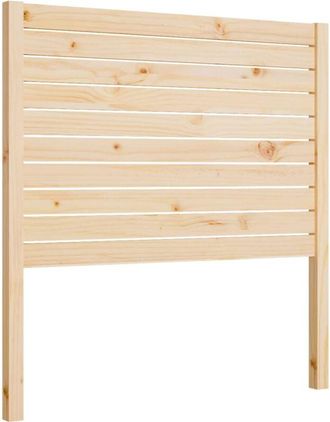 vidaXL Bed Headboard 106x4x100 cm Solid Wood Pine Vidaxl