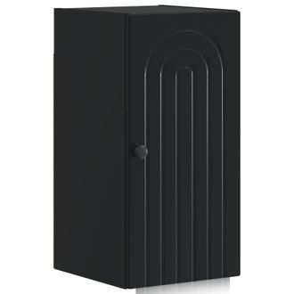 vidaXL Armario De Pared Para Ba&ntilde;o Alkmaar Negro 30 X 31 X 59 Cm Vidaxl