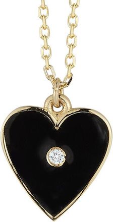Ember Fine Jewelry 14K 0.01 Ct. Tw. Diamond Necklace