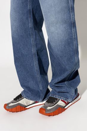 Dolce & Gabbana Sports Shoes With Logo, Mens, Grey