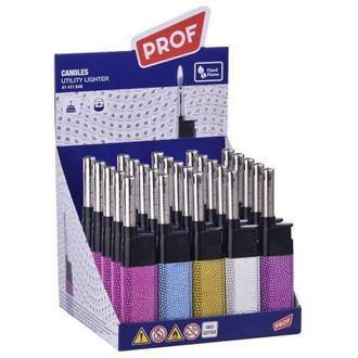 Trade Shop Trade Shop - Set 50pezzi Accendigas Accendi Gas A Fiamma Canna Corta Shiny Brillanti 41411646