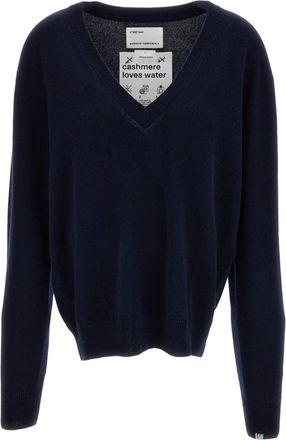 Extreme Cashmere Blue Ben Cashmere V-Neck Sweater