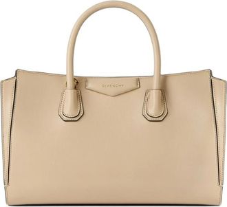 Givenchy Small Antigona Catchall Bag In Shiny Grained Leather