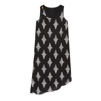 Fiorella Rubino Midi Jurken - Dames - Jurken - Zwart - Maat: 5XL Viscose