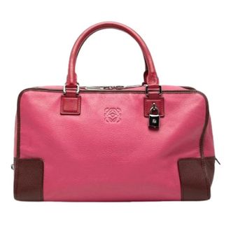 Loewe Pre-owned Handbags, female, Pink, Size: ONE SIZE Pre-owned Amazona 36