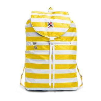 Invicta Gestreepte Verticale Tas Wit Unisex - Dames - Rugzakken - Geel - ONE Size - Tassen