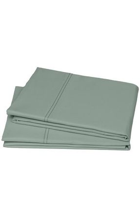 California Design Den Set of 2 Pillowcases - Hotel Luxe 800 Thread Count 100% Cotton Sateen in Sage Green at Nordstrom, Size Standard
