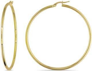 Delmar Polished Hoop Earrings in Gold at Nordstrom Rack