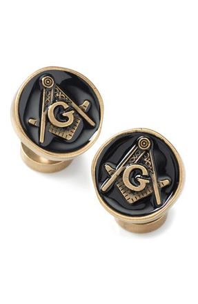 Cufflinks Inc. Masonic Lodge Cuff Links in Black at Nordstrom