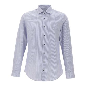 Michael Kors Camisa de popelina de algod&oacute;n a rayas - Shirts - Hombre - Multicolor - 3XL