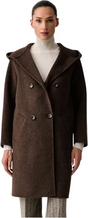 Silvian Heach Cappotto doppiopetto - - Coats - Donna - Marrone - XL