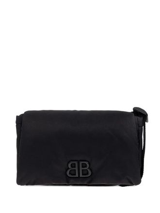 Balenciaga logo shoulder bag - men - Polyamide - OS - Black