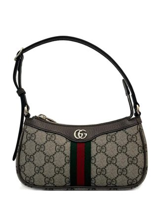 Gucci Ophidia GG stripes mini bag - Beige