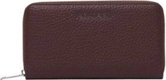 Orciani Accessoires, Dames, Bruin, ONE Size, Leer, Soft Zip-Around Portemonnee