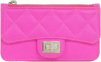 Chanel Pre-owned Wallet - Dames - Vintage Accessoires - Roze - ONE Size - Leer - Vintage