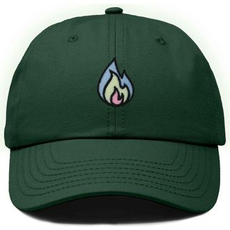 Dalix Fire Dad Hat in Dark Green at Nordstrom