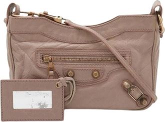 Balenciaga Pre-owned Vintage Clutch Bag - Dames - Vintage Schoudertas - Roze - ONE Size - Leer - Vintage