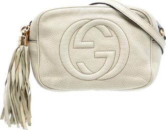 Gucci Pre-owned Gucci Leather Soho Disco Crossbody Unisex 308364 498879