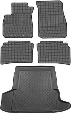 OEM Opel Insignia B Sed&aacute;n Desde 06.2017 Set - Alfombrillas De Goma Para Coche + Alfombrilla Para Maletero