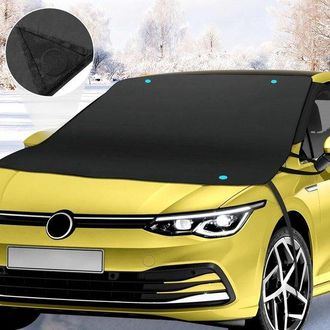 No Brand Funda Para Parabrisas De Coche: Protecci&oacute;n Invernal Contra La Nieve Y Las Heladas