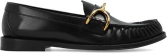 Alexander McQueen Schoenen, Dames, Zwart, 37 1/2 EU, Leer, Wishbone Loafers