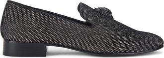 Kurt Geiger Mens Ace Stud Loafers - Black - Size UK 10