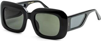 Linda Farrow Lfl 1550 C1 SUN Zonnebrillen - Dames - Zonnebrillen - Zwart - 52 MM - Accessoires