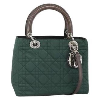 Dior Pre-owned Handbags, female, Green, Size: ONE SIZE Pre-owned Vintage Hand Bag