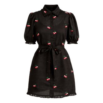 Twinset Shirt Dresses, female, Black, Size: S Shirt Dress