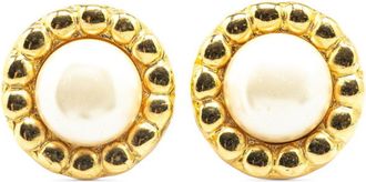 Chanel yellow (18K) Clip Earrings (Pre-Owned)