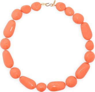 Kenneth Jay Lane Beaded Necklace in Coral at Nordstrom Rack