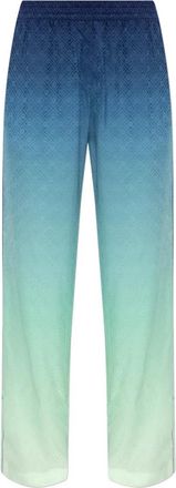 Casablanca Losvallende Wijde Broek - Dames - Wijde Broeken - Blauw - M - Broeken