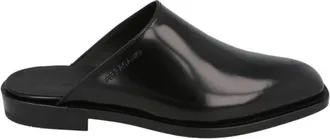 Ferragamo Gasco Leather Mules, Size 6.5 EEE