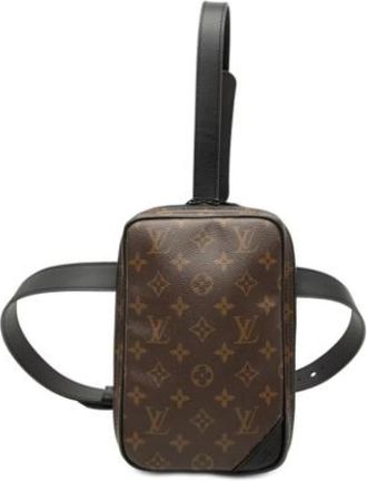 Louis Vuitton Pre-owned Utility Side Bag - Heren - Vintage Heuptassen - Bruin - ONE Size - Vintage